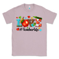 Lilac love teacher life Classic Tee - texasbilliewilder