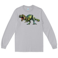 Moon Dust t rex dinosaur Long Sleeve Tee - RanaPortraitStore