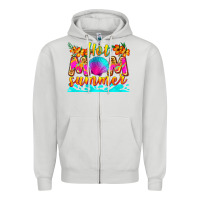 Dove Grey hot mom summer Zipper Hoodie - Zillion Design Studio