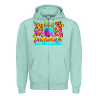 Seafoam hot mom summer Zipper Hoodie - Zillion Design Studio