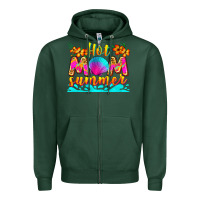 Sports Green hot mom summer Zipper Hoodie - Zillion Design Studio