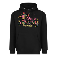 Black she is strong proverbs 31 25 Heavyweight Hoodie - JahusDesignShop