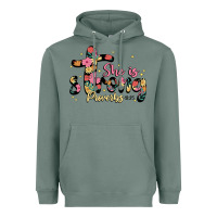 Sage she is strong proverbs 31 25 Heavyweight Hoodie - JahusDesignShop