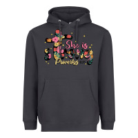 Smoke she is strong proverbs 31 25 Heavyweight Hoodie - JahusDesignShop
