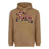 Toasted Coconut she is strong proverbs 31 25 Heavyweight Hoodie - JahusDesignShop