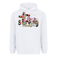 White she is strong proverbs 31 25 Heavyweight Hoodie - JahusDesignShop