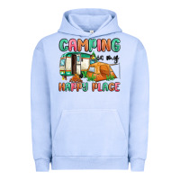 Pigment Grape Ice camping is my happy place Urban Hoodie - MaliasSmallBusiness