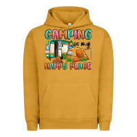 Pigment Peanut Butter camping is my happy place Urban Hoodie - MaliasSmallBusiness