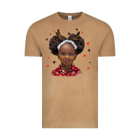 Vintage Camel christmas african girl Vintage Tee - BarkalooDesign
