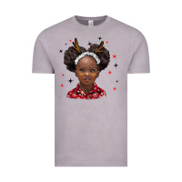 Vintage Zinc christmas african girl Vintage Tee - BarkalooDesign