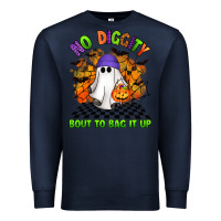 Navy no diggity bout to bag it up Premium Sweatshirt - Artiststas