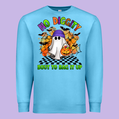 No Diggity Bout To Bag It Up Premium Sweatshirt Designed By Artiststas