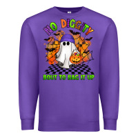 Purple no diggity bout to bag it up Premium Sweatshirt - Artiststas