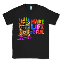 Black make life colorful Classic Tee - texasbilliewilder