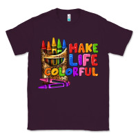 Plum make life colorful Classic Tee - texasbilliewilder