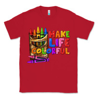 Red make life colorful Classic Tee - texasbilliewilder
