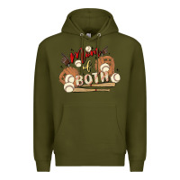 Army Green mama of both Premium Hoodie - MaliasSmallBusiness