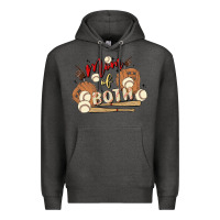 Charcoal Heather mama of both Premium Hoodie - MaliasSmallBusiness