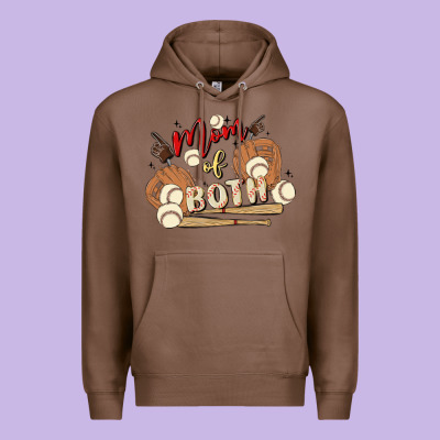 Mama Of Both Premium Hoodie Designed By Maliassmallbusiness