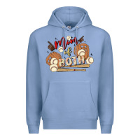 Colony Blue mama of both Premium Hoodie - MaliasSmallBusiness