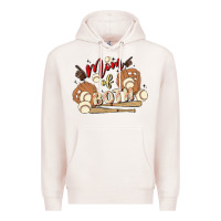 Pale Pink mama of both Premium Hoodie - MaliasSmallBusiness