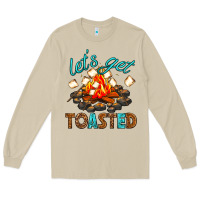 Mushroom lets get toasted Long Sleeve Tee - texasbilliewilder