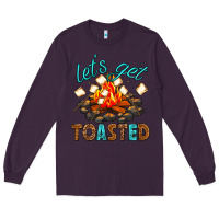 Plum lets get toasted Long Sleeve Tee - texasbilliewilder