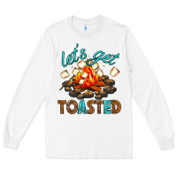 White lets get toasted Long Sleeve Tee - texasbilliewilder