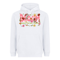 White bloom where you are planted Heavyweight Hoodie - JahusDesignShop