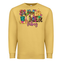 Antique Gold summer vibes Premium Sweatshirt - AdoDesignShop