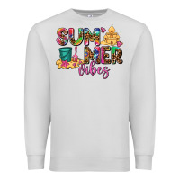 Dove Grey summer vibes Premium Sweatshirt - AdoDesignShop