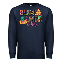 Navy summer vibes Premium Sweatshirt - AdoDesignShop