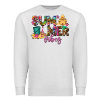 Oatmeal Heather summer vibes Premium Sweatshirt - AdoDesignShop