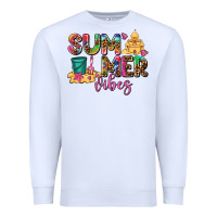 White summer vibes Premium Sweatshirt - AdoDesignShop