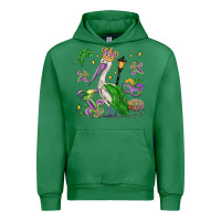 Emerald mardi gras pelican Urban Hoodie - MaliasSmallBusiness