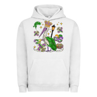 Pigment Lunar Rock mardi gras pelican Urban Hoodie - MaliasSmallBusiness