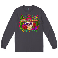 Smoke mexican skull Long Sleeve Tee - Zillion Design Studio
