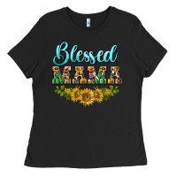 Black blessed mama Ladies Tee - BarkalooDesign