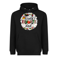 Black christmas  santas favourite Heavyweight Hoodie - AdoDesignShop
