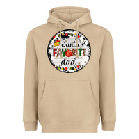 Christmas  Santas Favourite Heavyweight Hoodie | Teevron