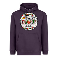 Plum christmas  santas favourite Heavyweight Hoodie - AdoDesignShop