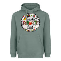 Sage christmas  santas favourite Heavyweight Hoodie - AdoDesignShop