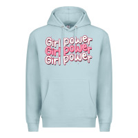 Blue Mist girl power Premium Hoodie - MaliasSmallBusiness