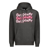 Charcoal Heather girl power Premium Hoodie - MaliasSmallBusiness
