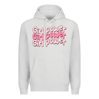 Dove Grey girl power Premium Hoodie - MaliasSmallBusiness