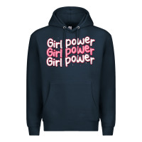 Navy girl power Premium Hoodie - MaliasSmallBusiness