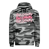 Slate Camo girl power Premium Hoodie - MaliasSmallBusiness