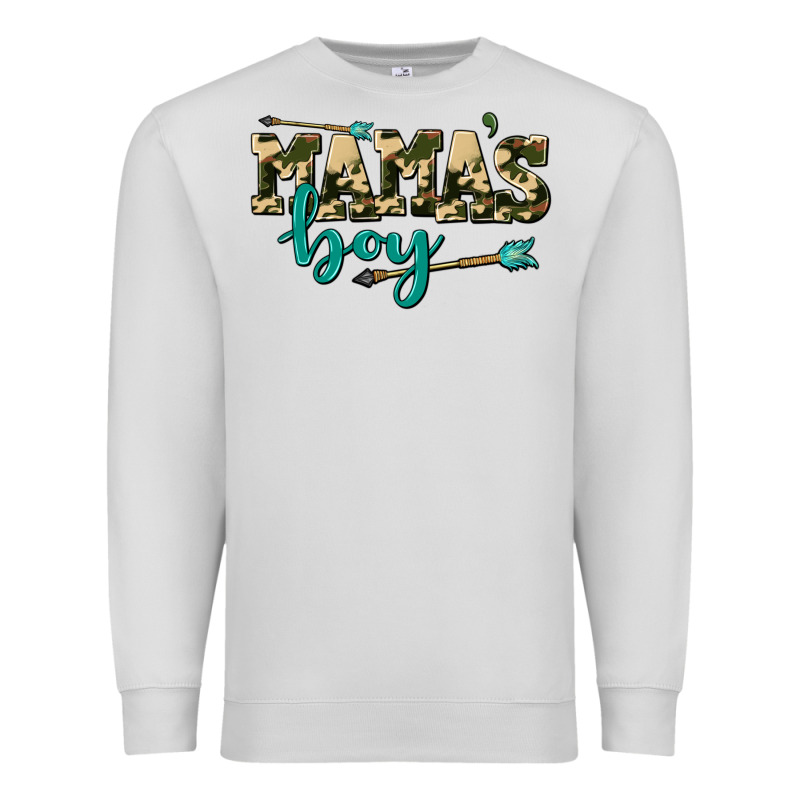 Mama's Boy Premium Sweatshirt by AdoDesignShop | Teevron