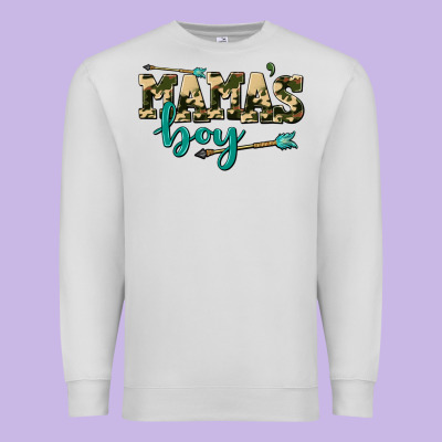 Mama's Boy Premium Sweatshirt Designed By Adodesignshop