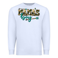 White mama's boy Premium Sweatshirt - AdoDesignShop